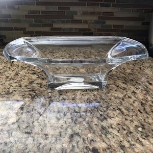 Mikasa  Exposure Crystal Centerpiece Elegant Glass Bowl